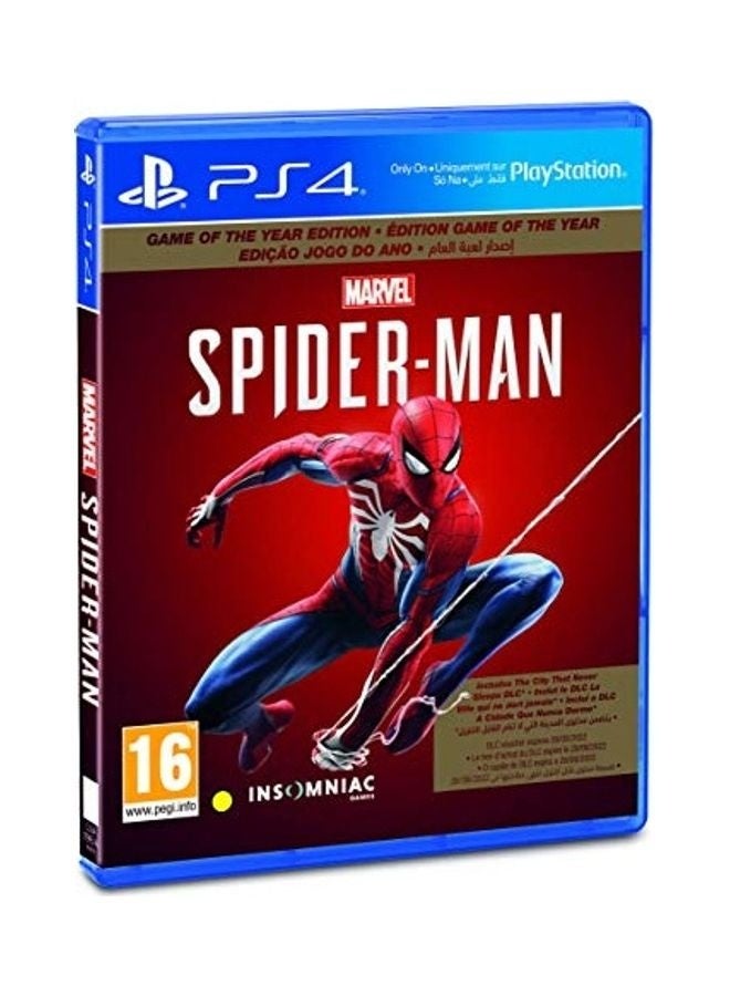 Marvel Spider Man Game of the Year Edition International Version for PlayStation 4 PS4 Compatible with PS5